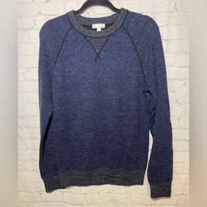 GAP size large dark blue & charcoal crewneck sweater